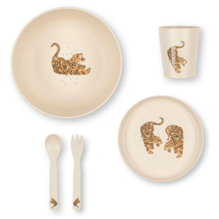 Konges Sløjd Dinner Set: Tiger Ruggito