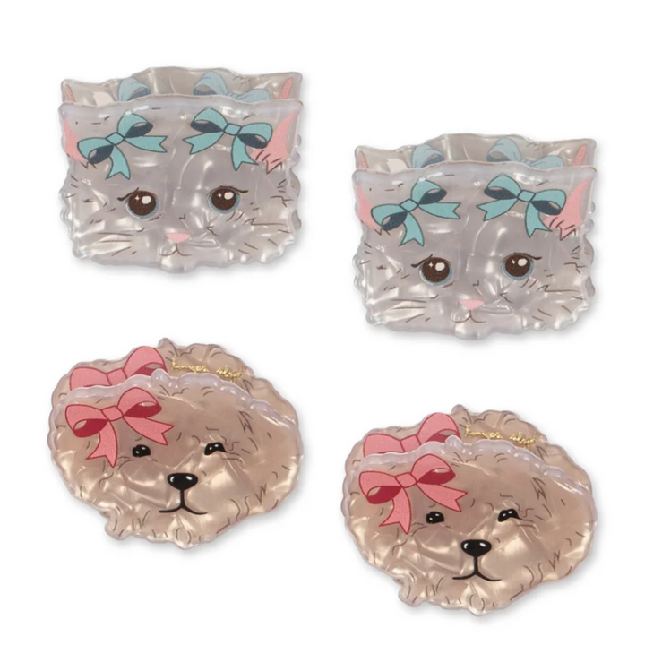 Konges Sløjd 4 Pack Small Hair Claw: Multi