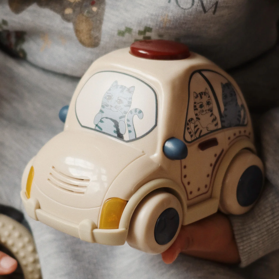 Konges Sløjd Remote Control Police Car: Beige