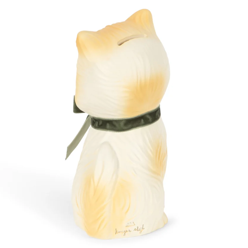 Konges Sløjd Kitty Money Bank Cat - kids resin money bank