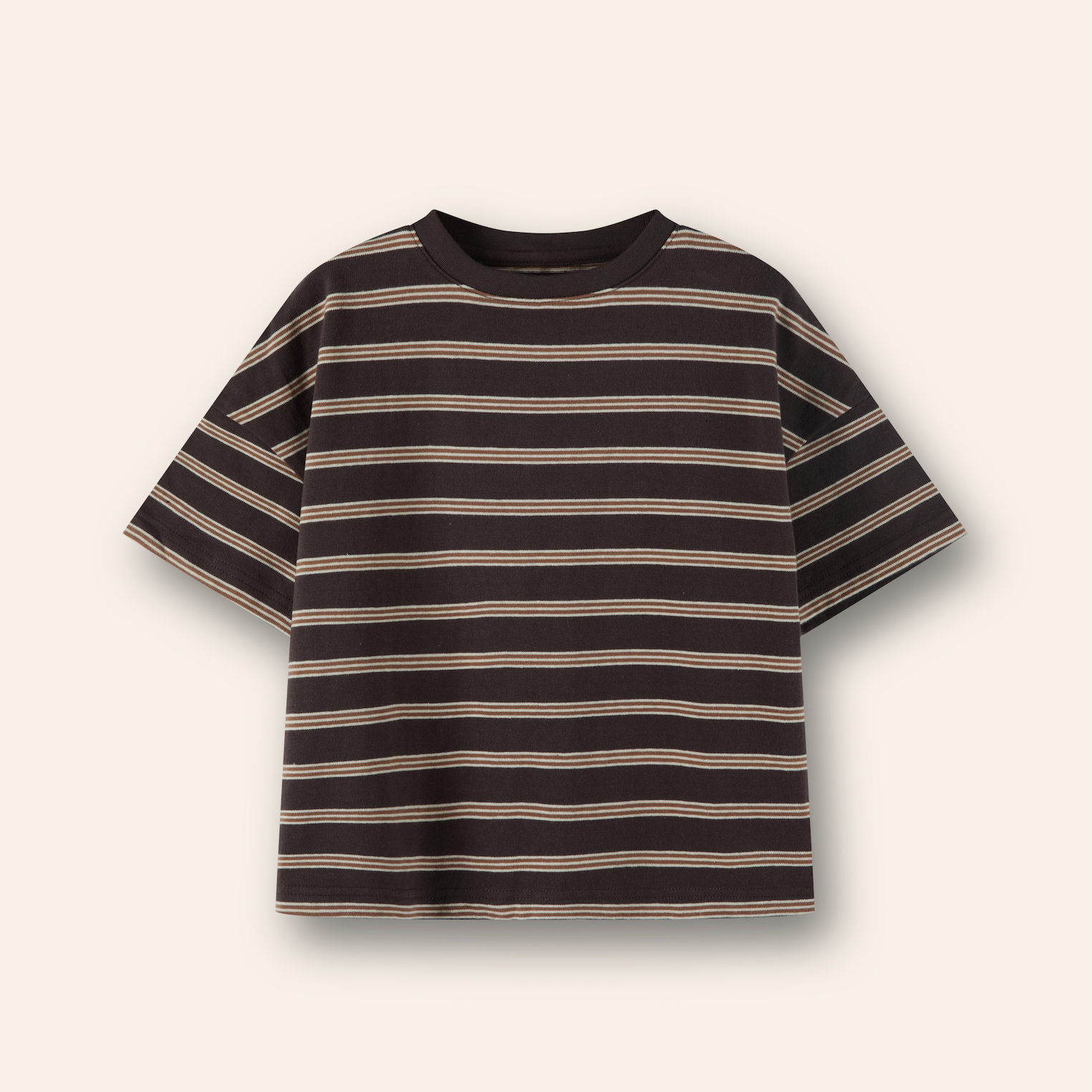 ILLOURA THE LABEL BASIC TEE: VINTAGE STRIPE