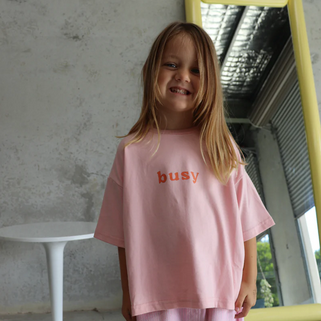 LENN LABEL BUSY TEE: SUNSET