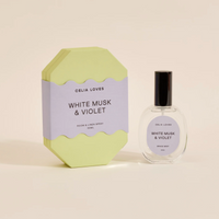 CELIA LOVES ROOM SPRAY: WHITE MUSK + VIOLET