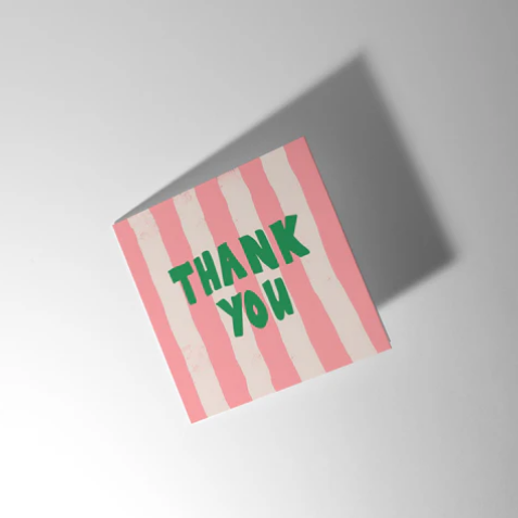 SALTY MELON PRINTS THANK YOU CARD