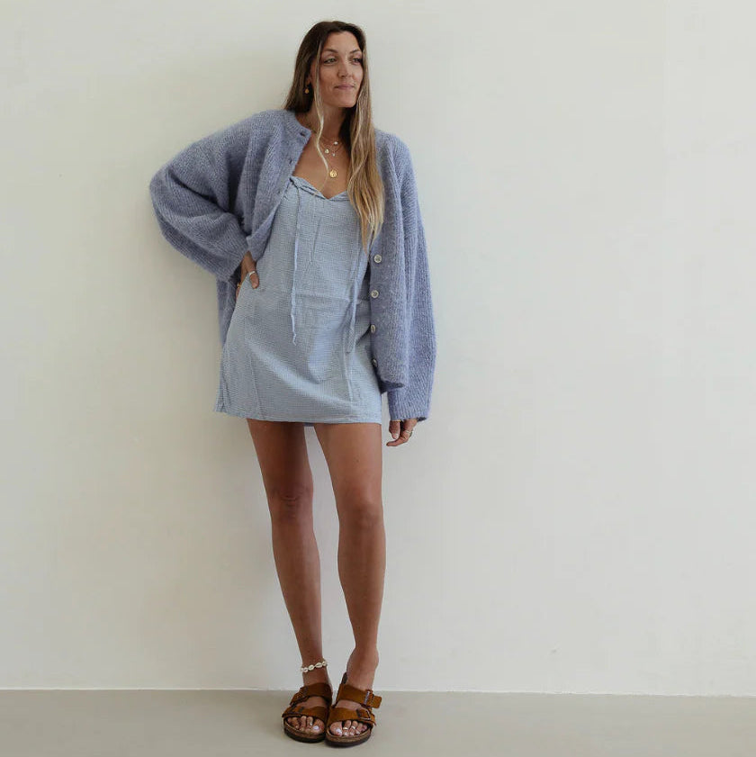 BY BILLIE SIENNA KNIT: DUSTY BLUE