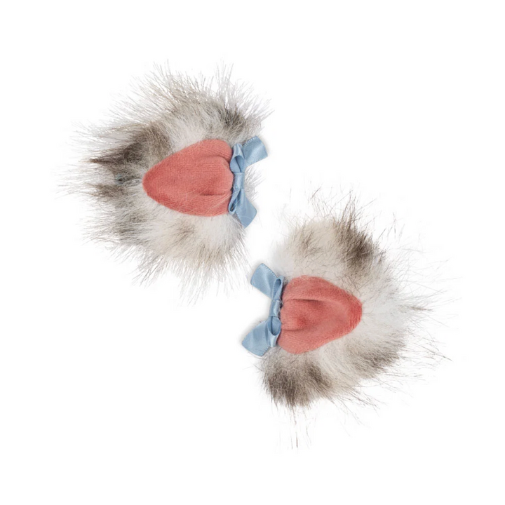 Konges Sløjd 2 Pack Kitty Furry Ear Clips: Kitty