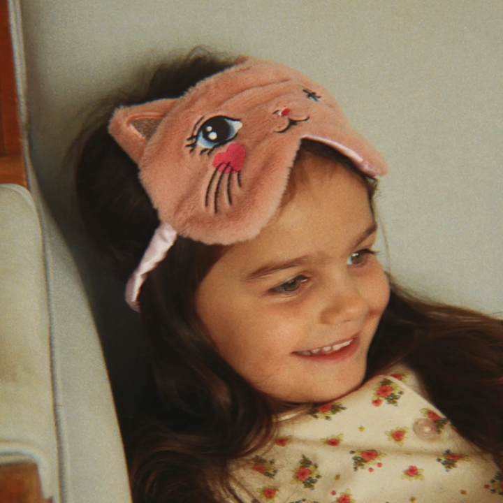 Konges Sløjd Sleep Mask Rosa Pink - kids sleep mask