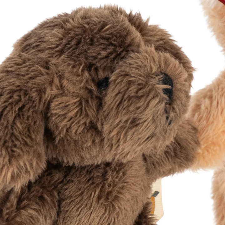 Konges Sløjd Tiny Teddy Best Friends: Green Stripe