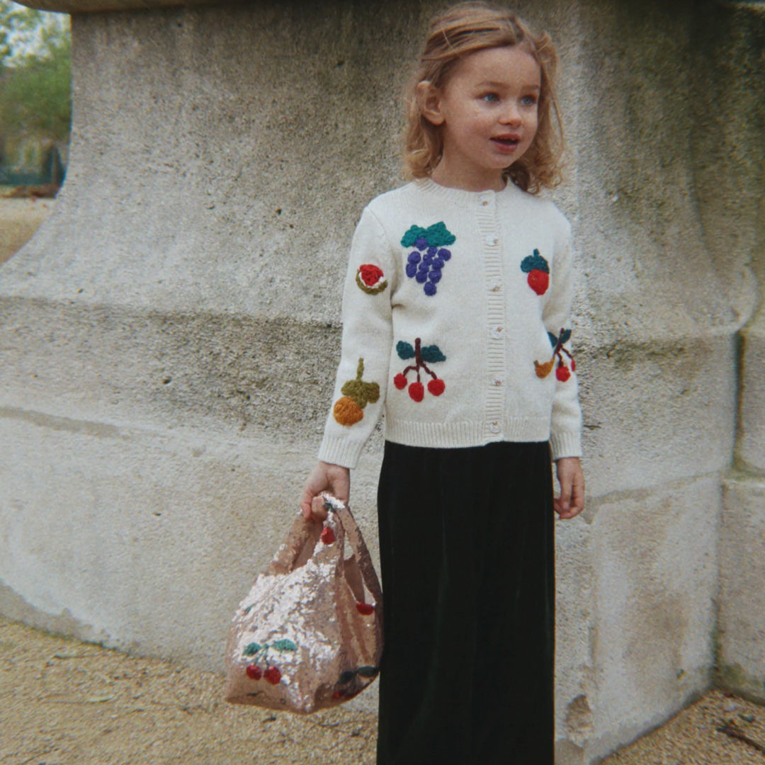 Konges Sløjd Starla Sequin Tote Bag: Ma Grande Cerise Blush