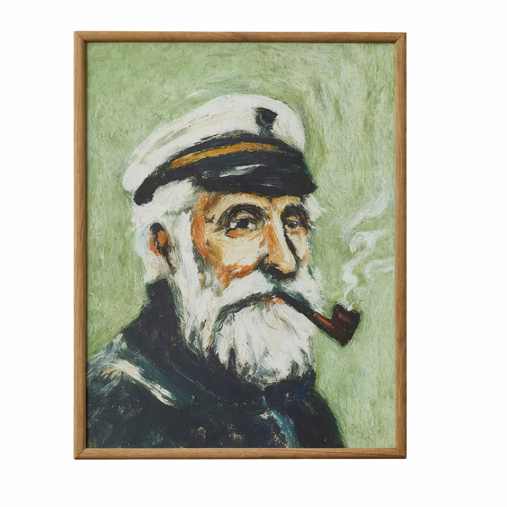 SALTY FRAME GLASS PRINT