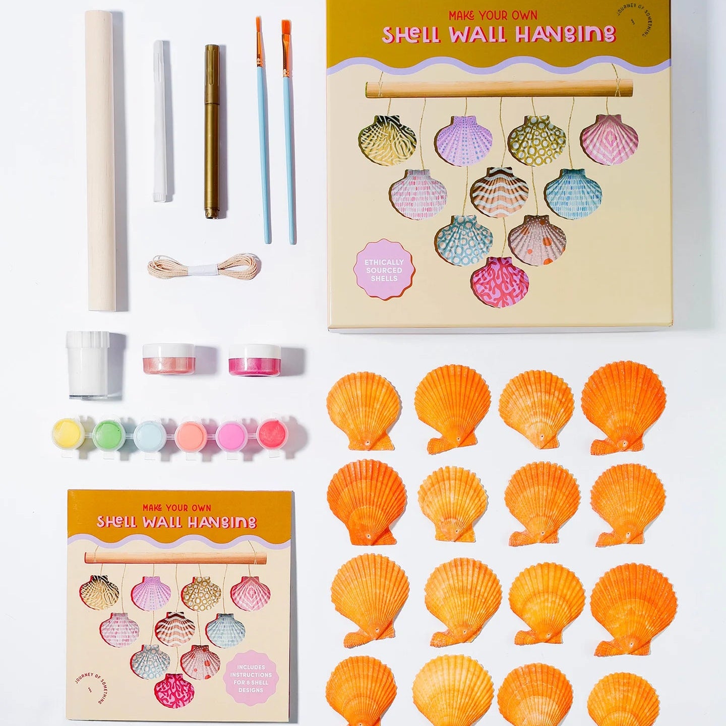 JOURNEY OF SOMETHING MAKE YOUR OWN SHELL WALL HANGING