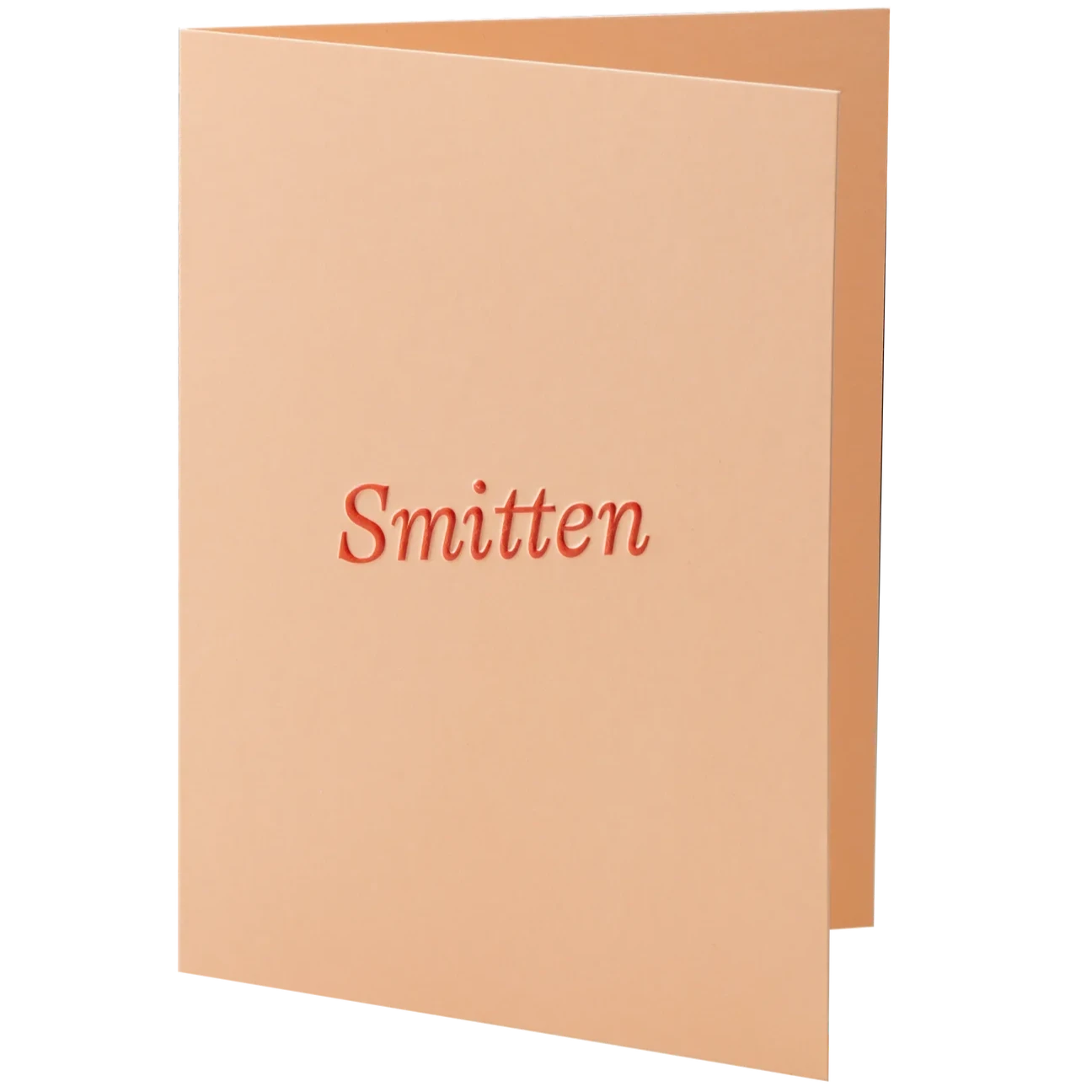 SHORT TALK SMITTEN CARD