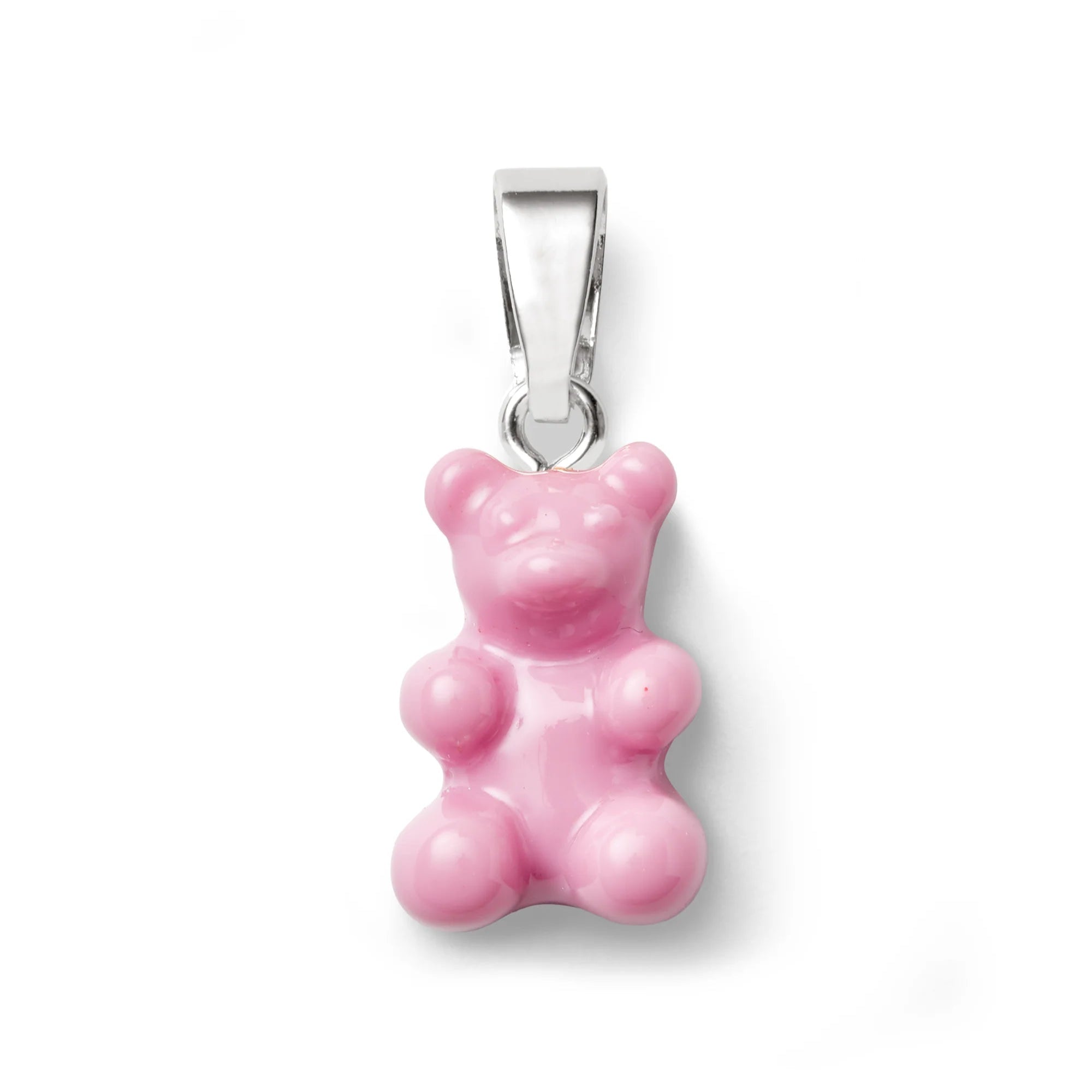 CRYSTAL HAZE NOSTALGIA BEAR: CANDY PINK / SILVER PLATED