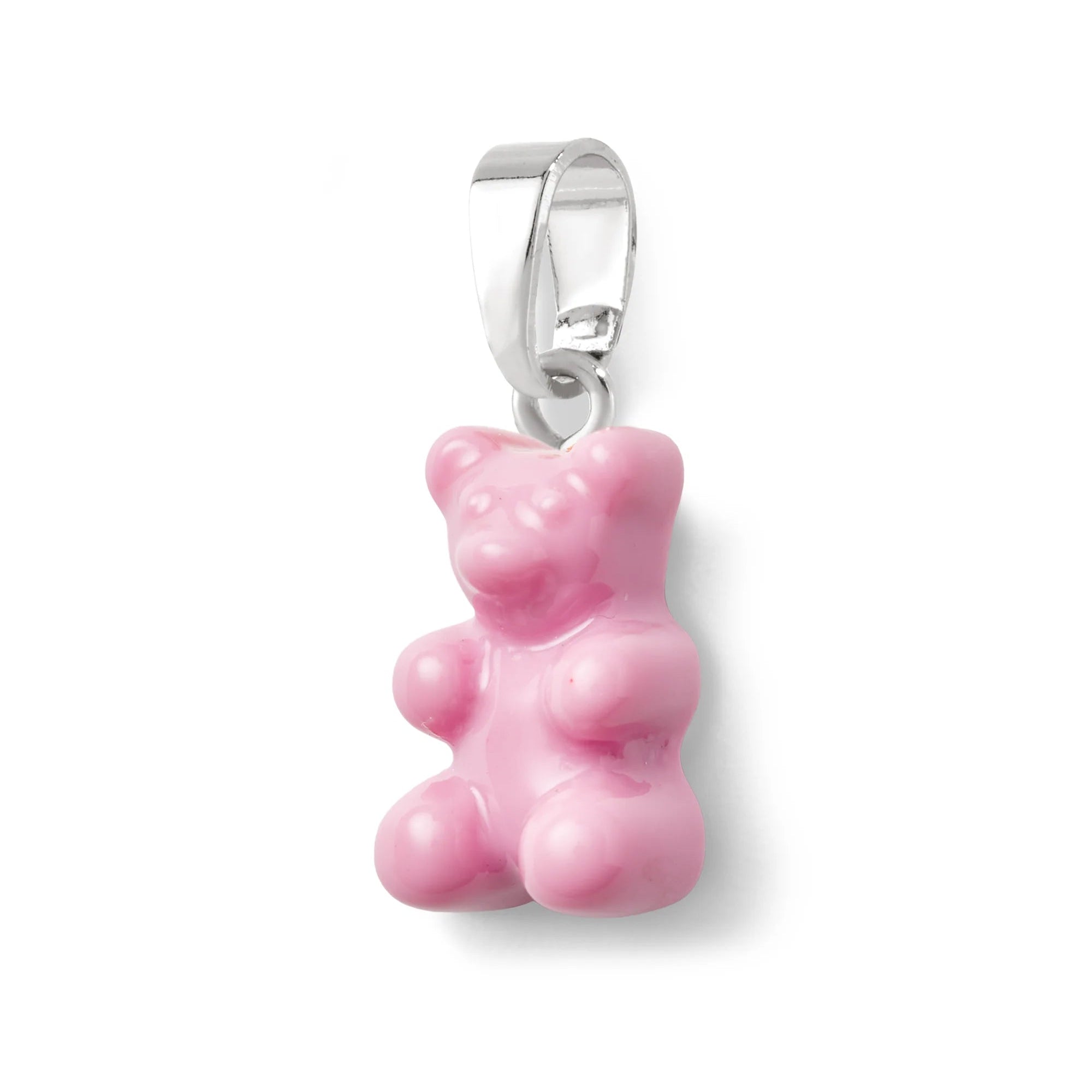 CRYSTAL HAZE NOSTALGIA BEAR: CANDY PINK / SILVER PLATED