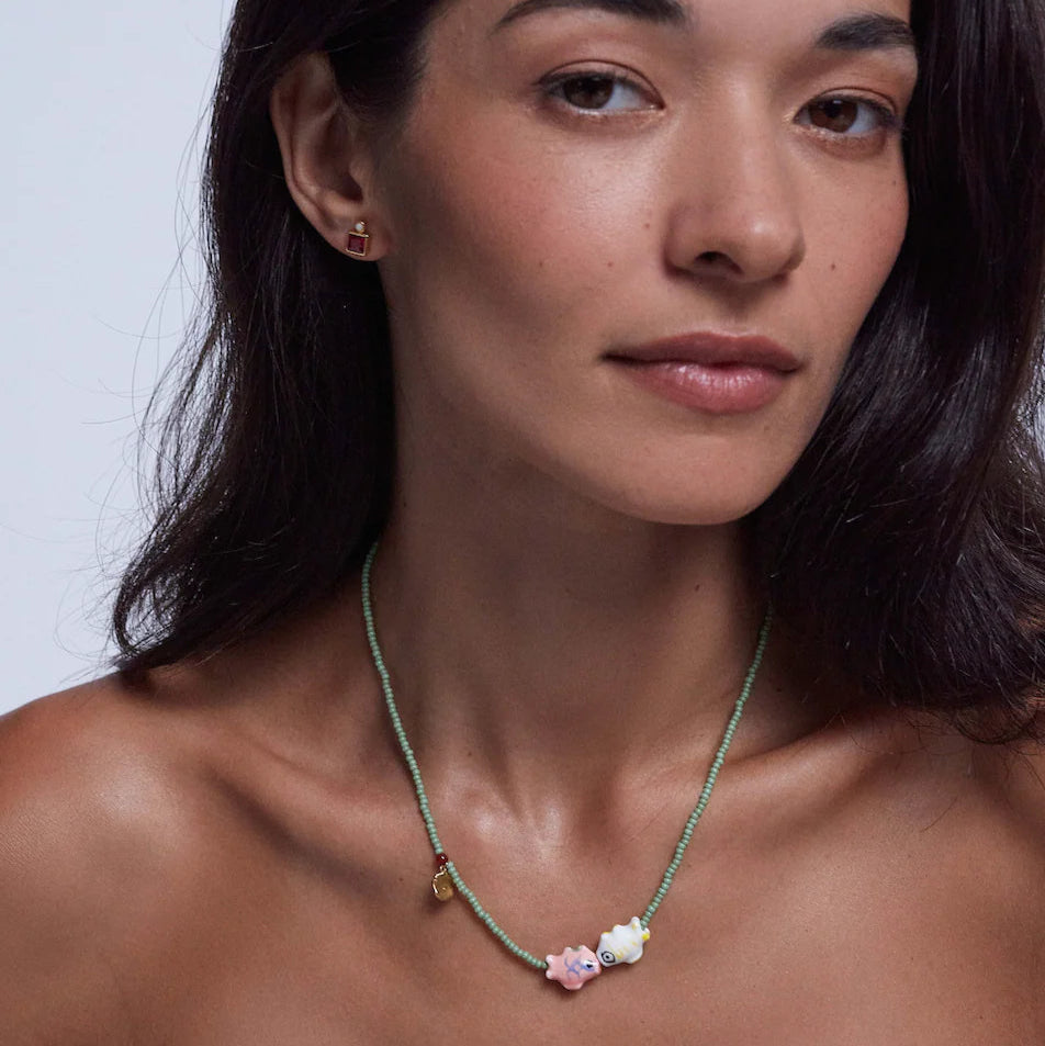 ANNI LU FISH'N KISS NECKLACE