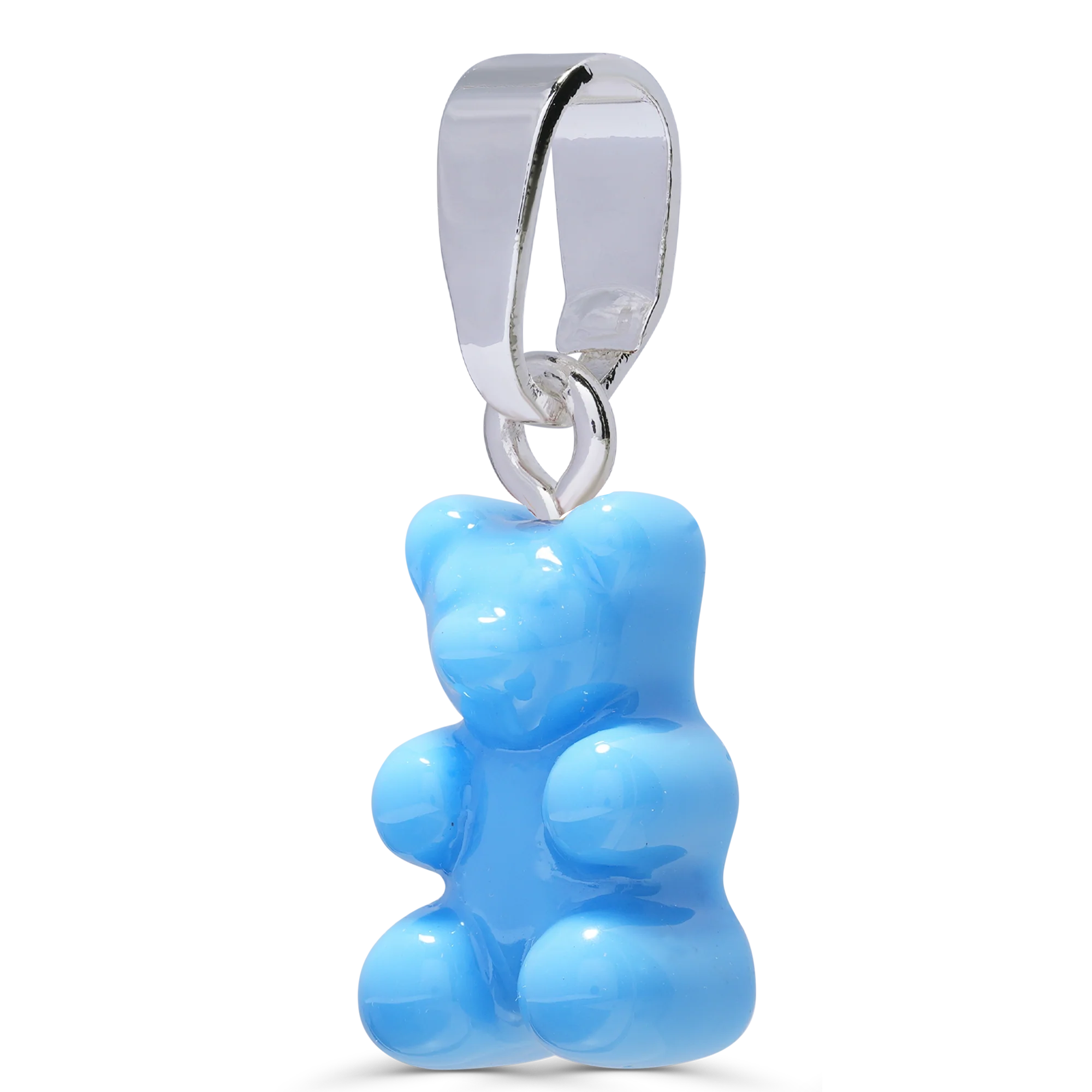 CRYSTAL HAZE NOSTALGIA BEAR: SKY BLUE / SILVER PLATED