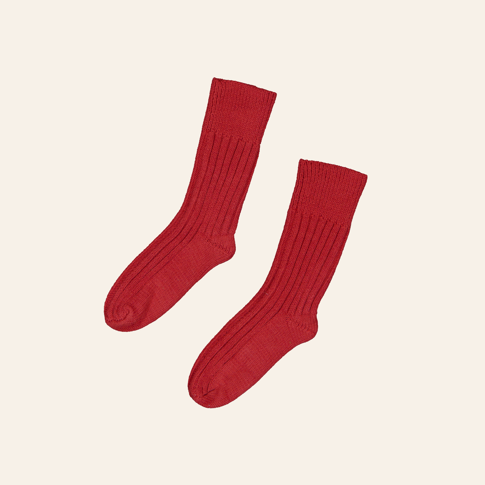 ILLOURA THE LABEL KNIT SOCKS: CHILLI