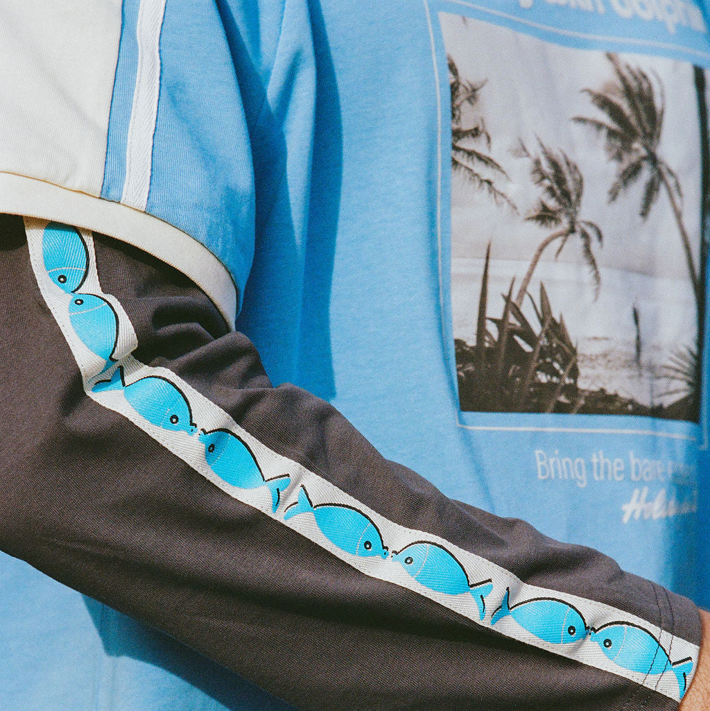 PRE ORDER SPICY DUGONG DANCING WITH DOLPHINS L/S TEE