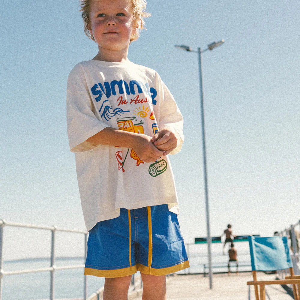 SMALL SWIM CLUB BLUE BOARDIES