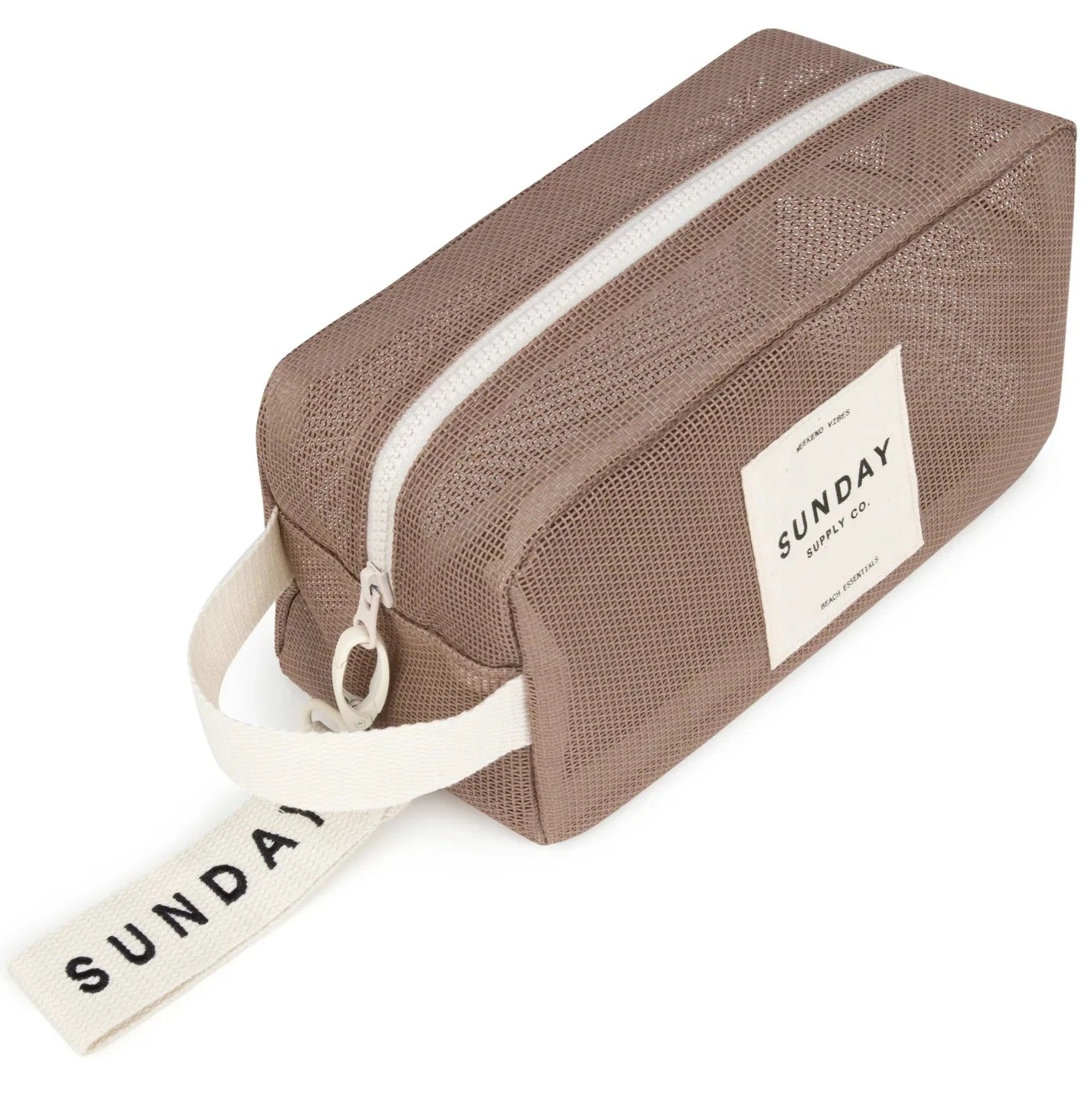 SUNDAY SUPPLY CO MESH ACCESSORIES POUCH: HUSK