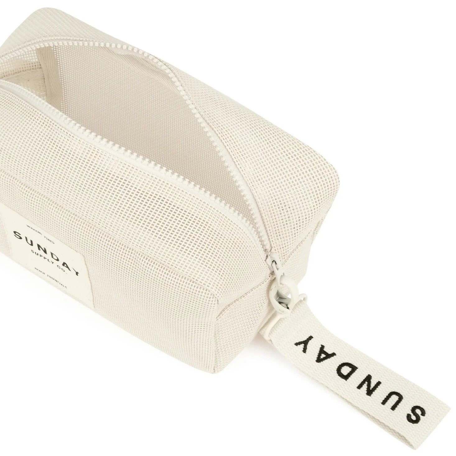 SUNDAY SUPPLY CO MESH ACCESSORIES POUCH: DUNE