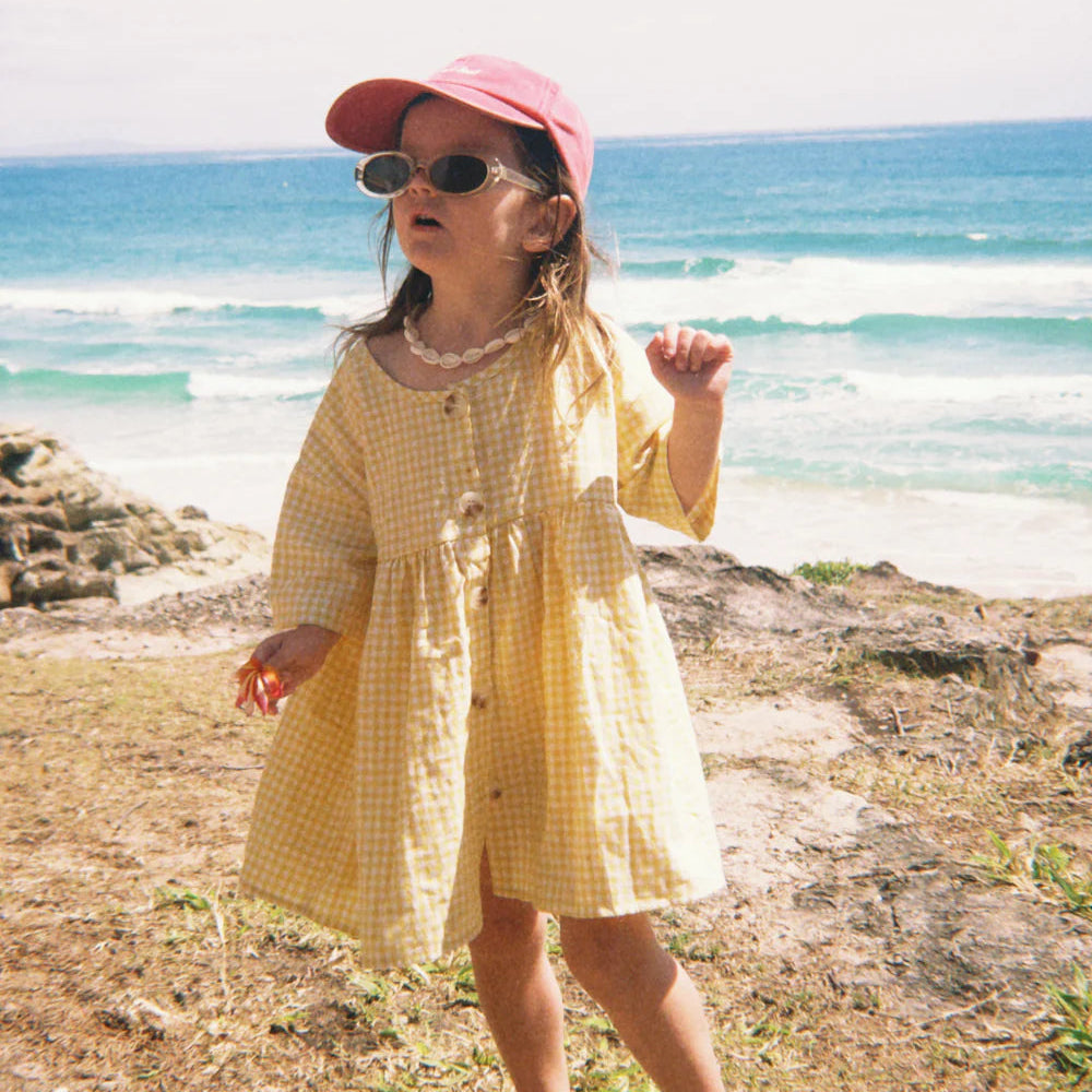 WORN CURATIONS SUNNY SMOCK DRESS: HONEY