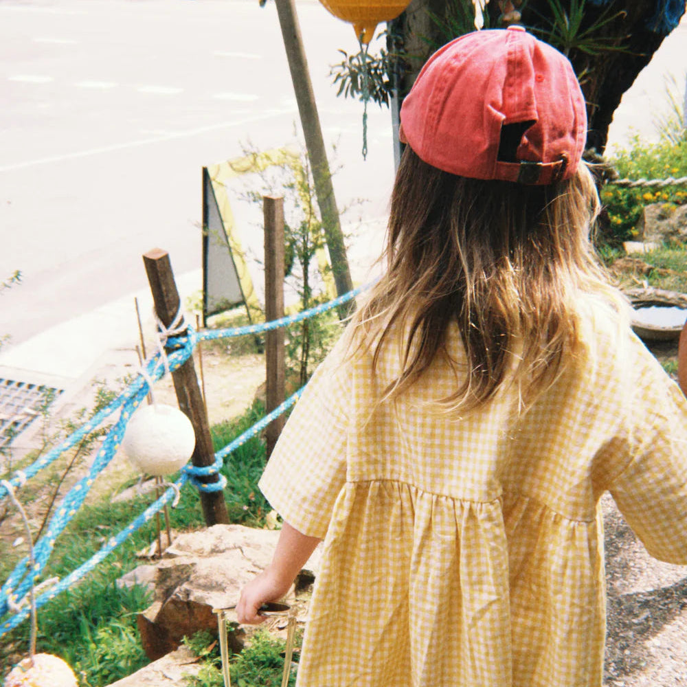 WORN CURATIONS SUNNY SMOCK DRESS: HONEY