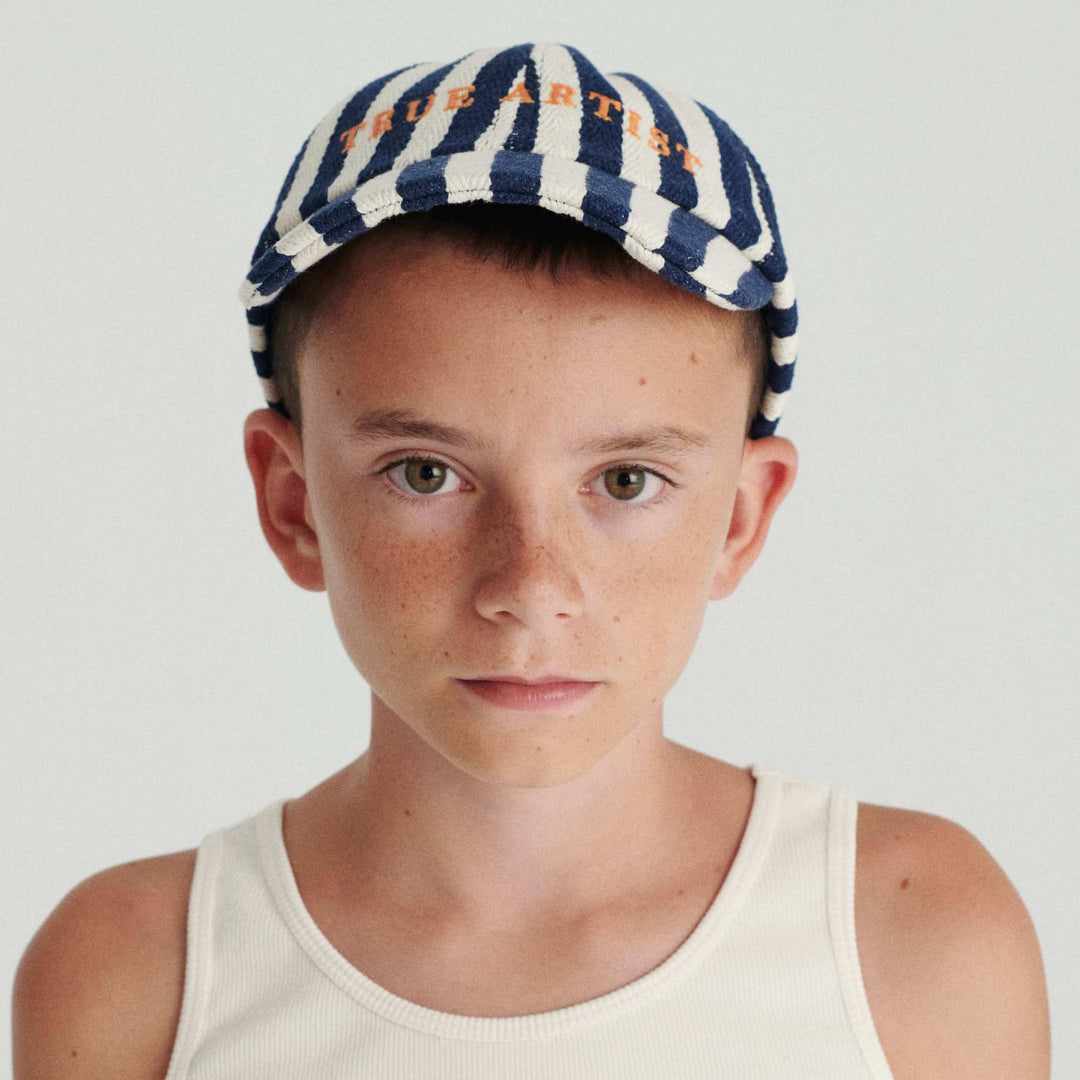 TRUE ARTIST CAP Nº01: NAVY BLUE STRIPES