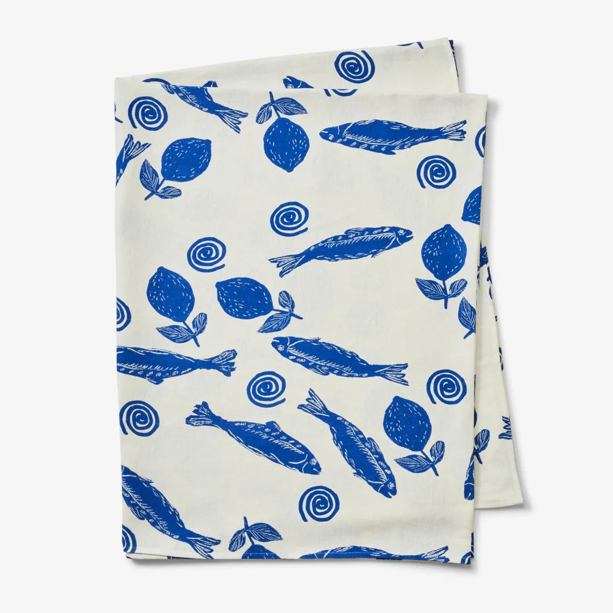 BONNIE AND NEIL TABLECLOTH: SARDINES BLUE