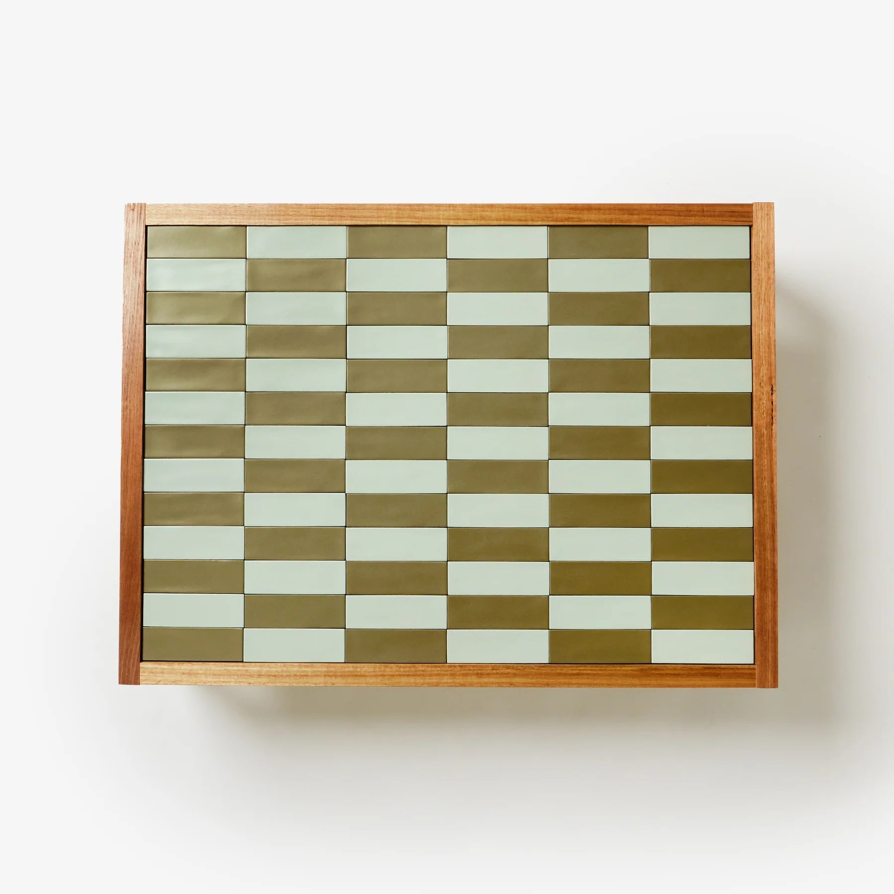 BONNIE AND NEIL TILED COFFEE TABLE: BLUE GREEN