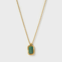 ARMS OF EVE TEO GOLD NECKLACE: JADE