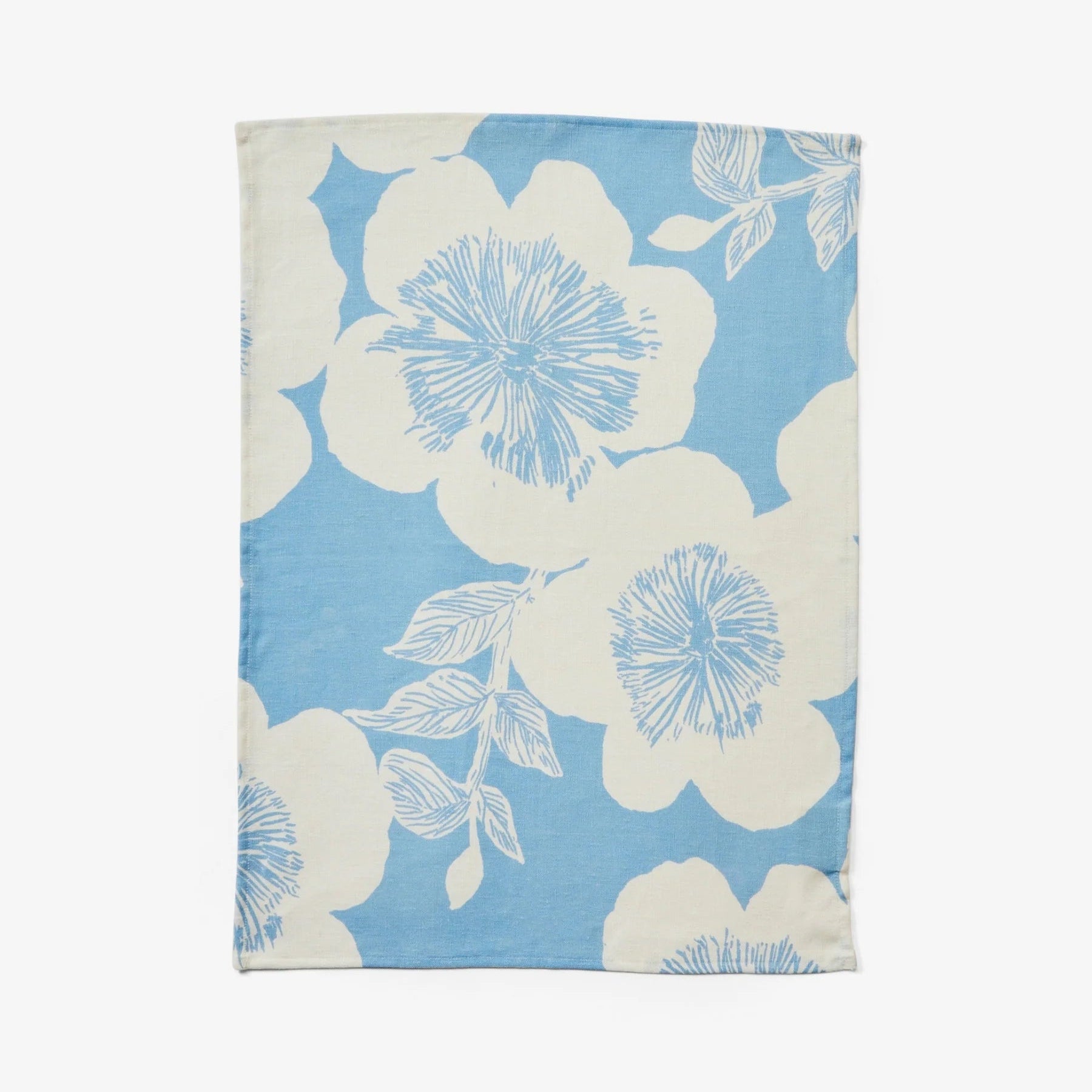 BONNIE AND NEIL LINEN TEA TOWEL: JARDIN DOVE