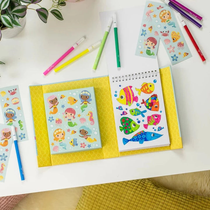 TIGER TRIBE COLOURING SET: MERMAIDS