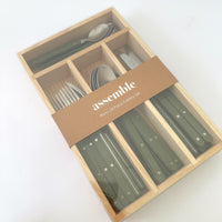 REMY STAINLESS STEEL CUTLERY SET: 24PC