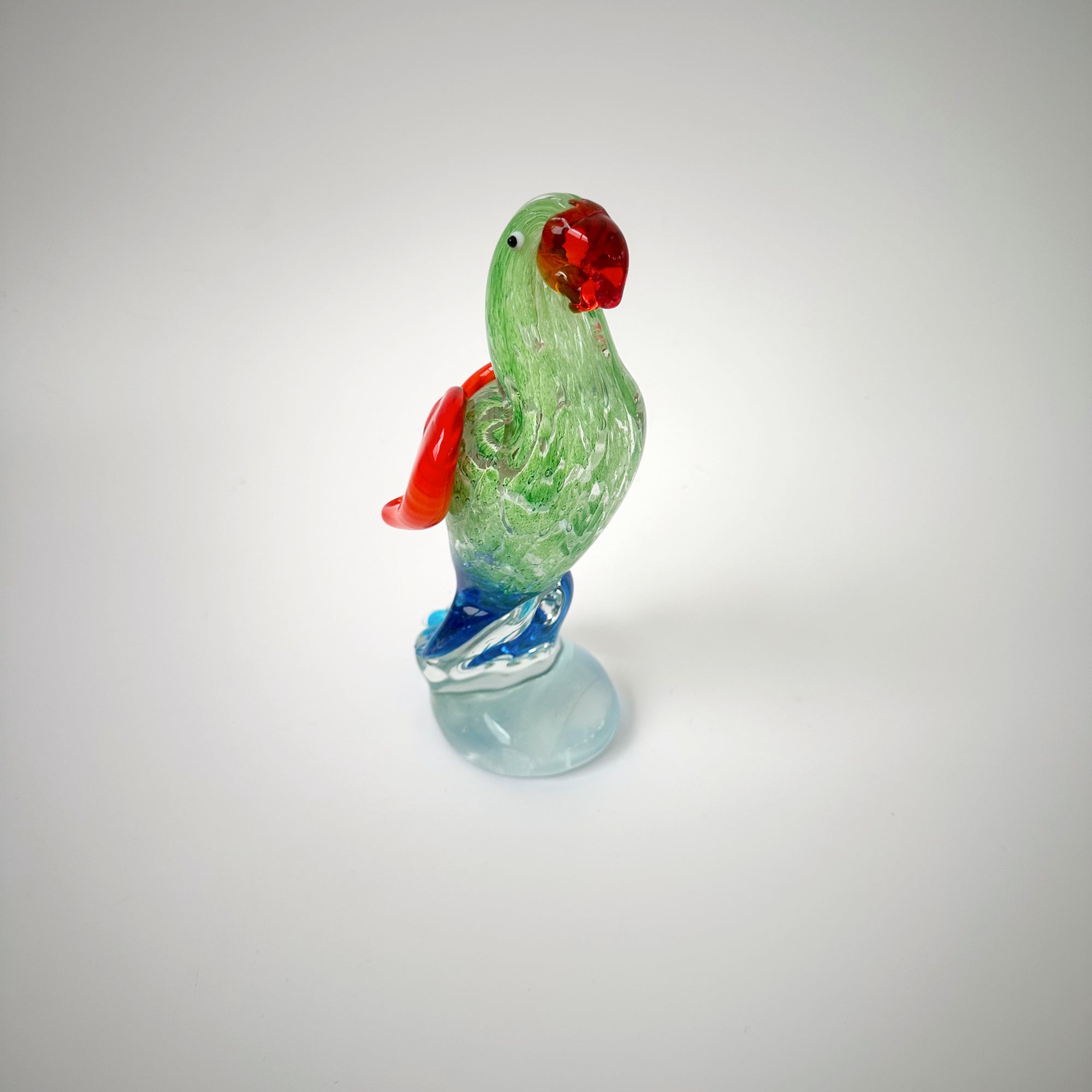 PACO PARROT GLASS SCULPTURE