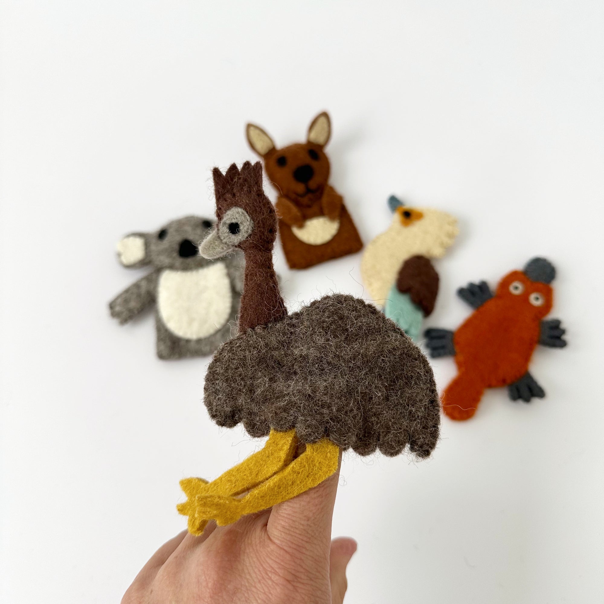 TARA TREASURES AUSTRALIAN ANIMALS A: FINGER PUPPET SET