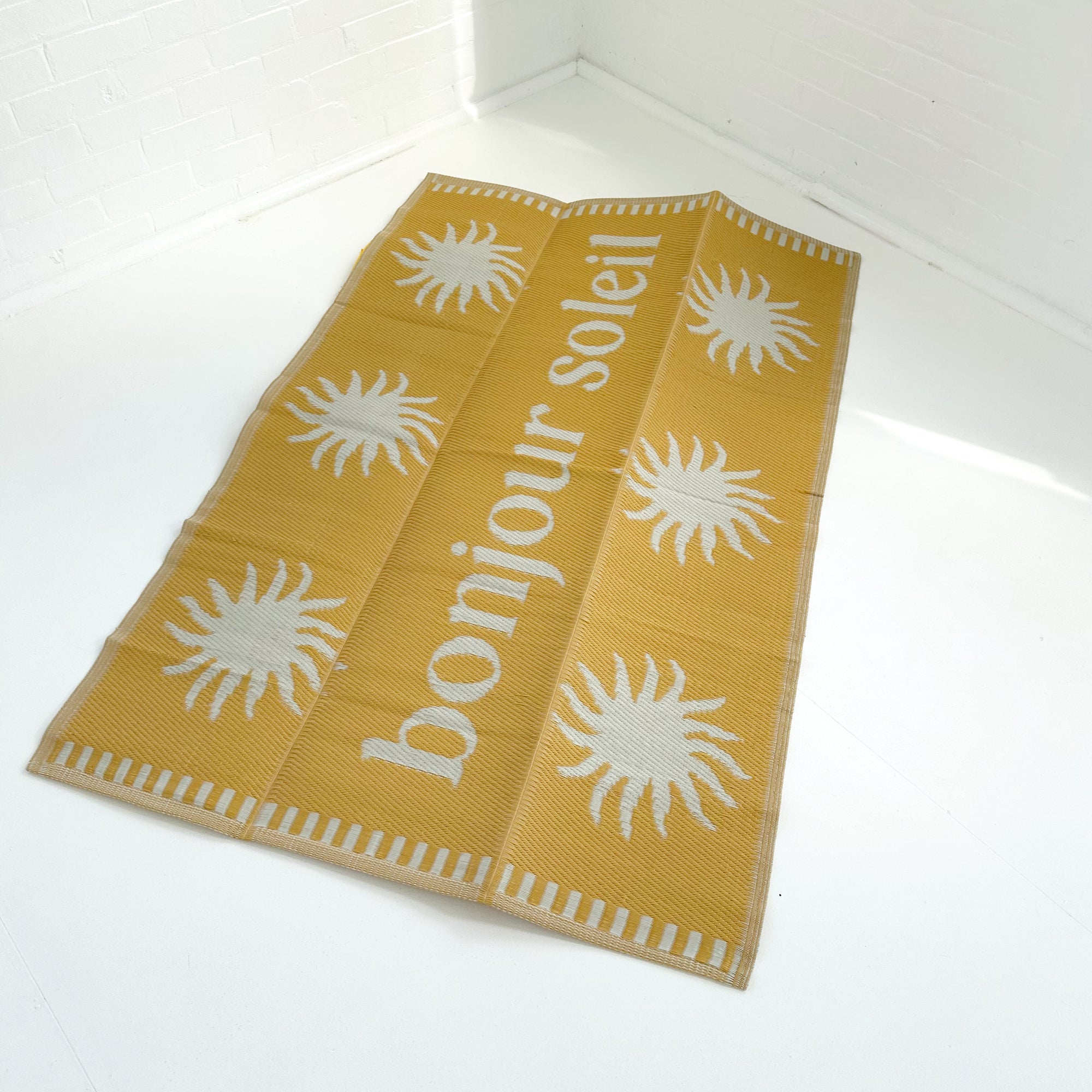 SOLEIL PICNIC/ BEACH MAT: OCHRE