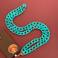 SALTY SAFARI CROSSBODY PHONE STRAP: TURQUIOSE TORTOISESHELL