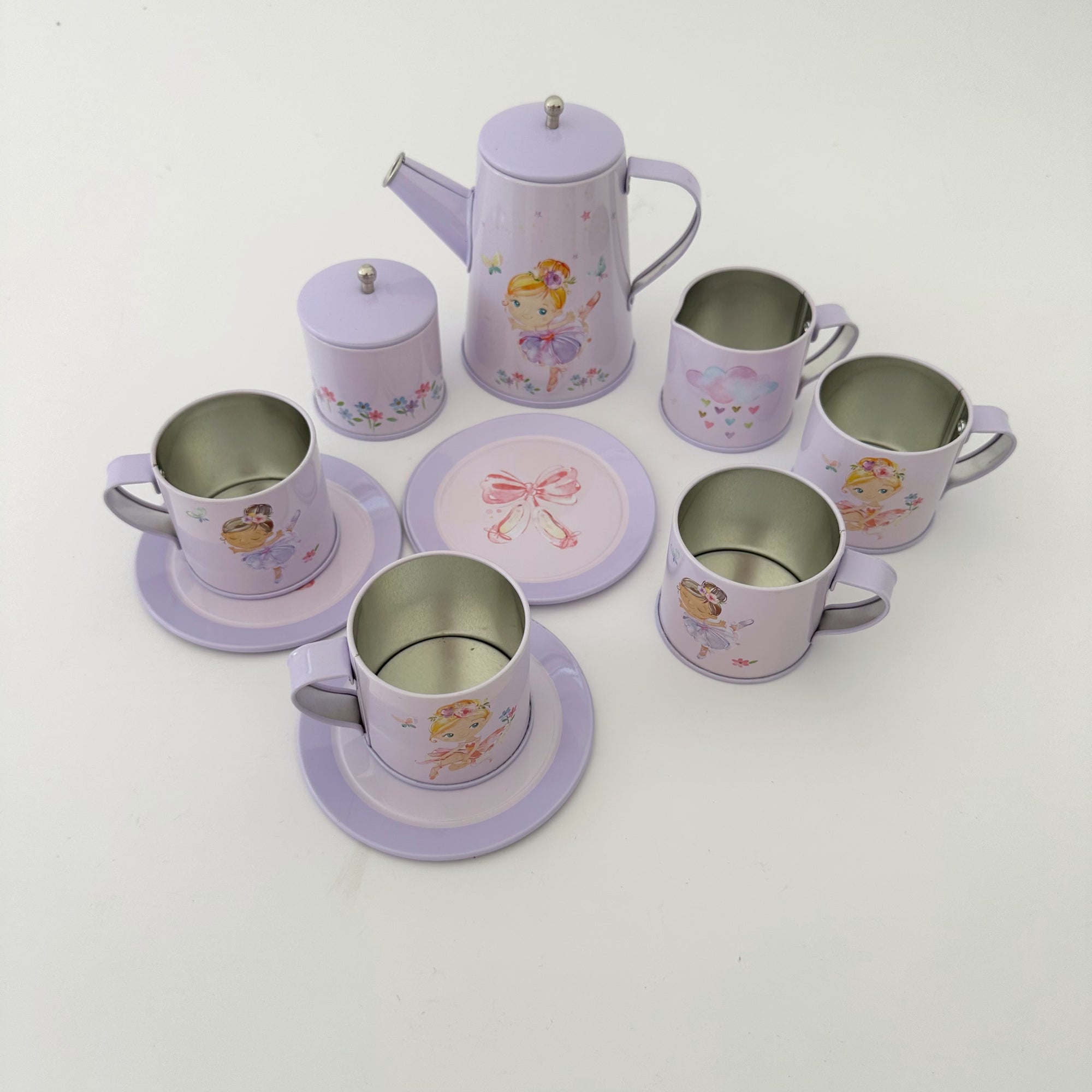 BALLERINA TIN TEA MUG SET