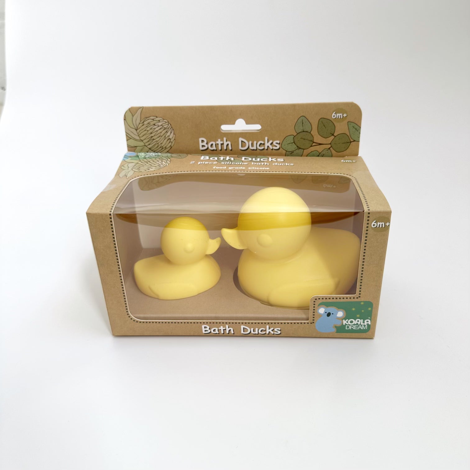 SILICONE BATH DUCKS: 2PC