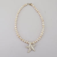 SHELL NECKLACE: SILVER