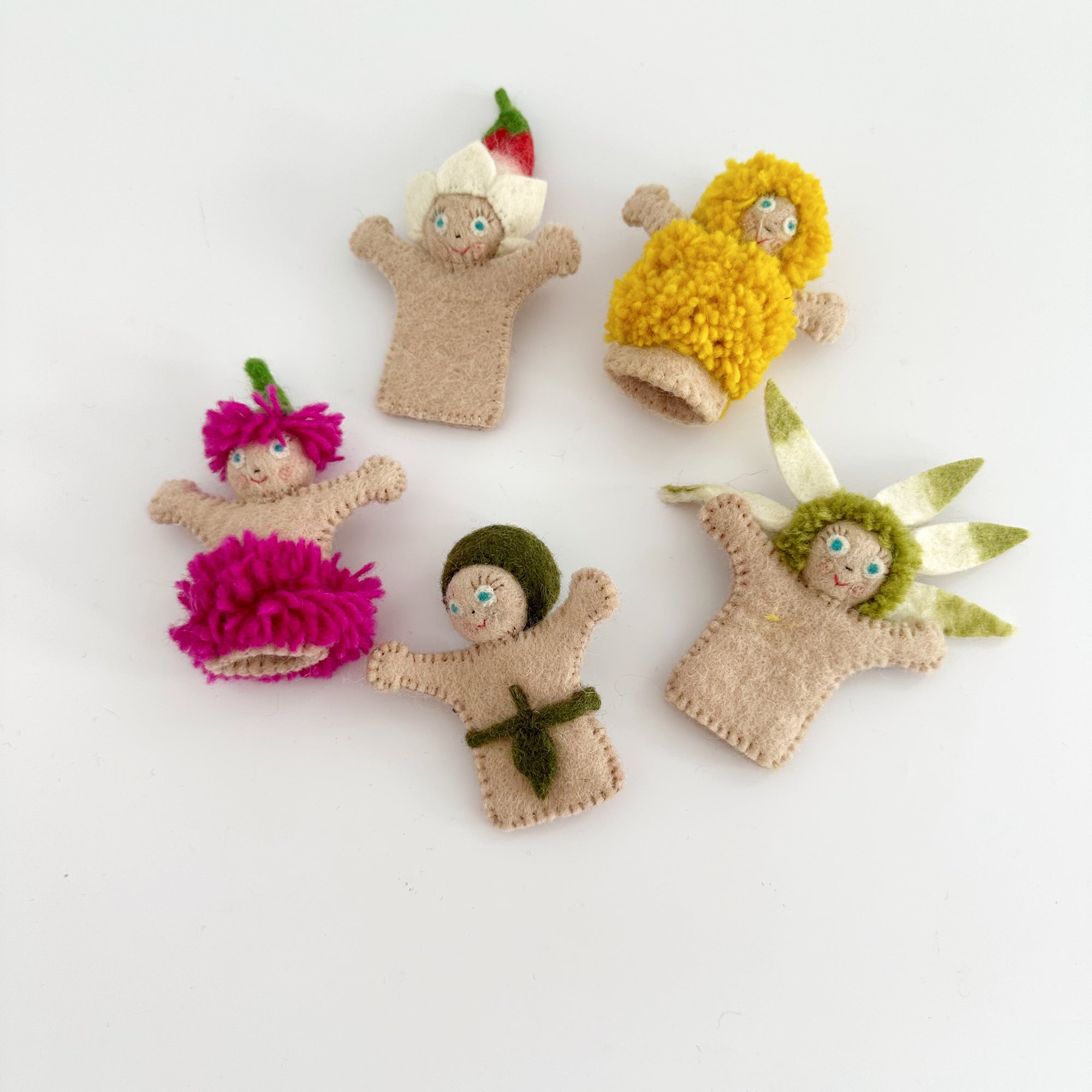 TARA TREASURES X MAY GIBBS BUSH BABIES FELT FINGER PUPPETS SET