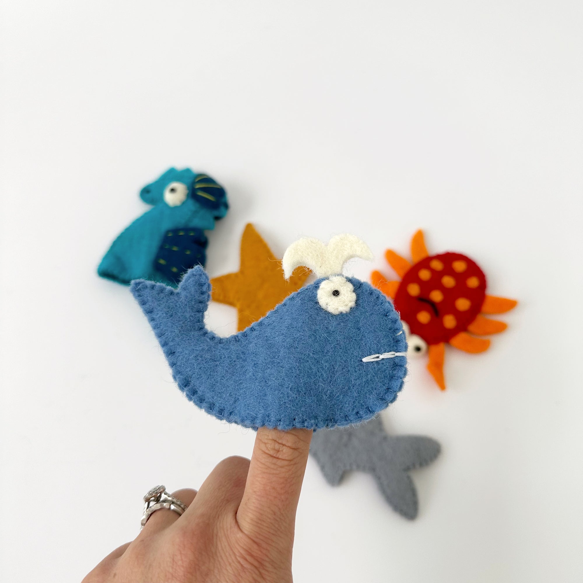 TARA TREASURES OCEAN & SEA CREATURES A: FINGER PUPPET SET