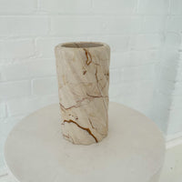 PAOLA & JOY TWIST STONE VASE: MED/ SOFITEL GOLD