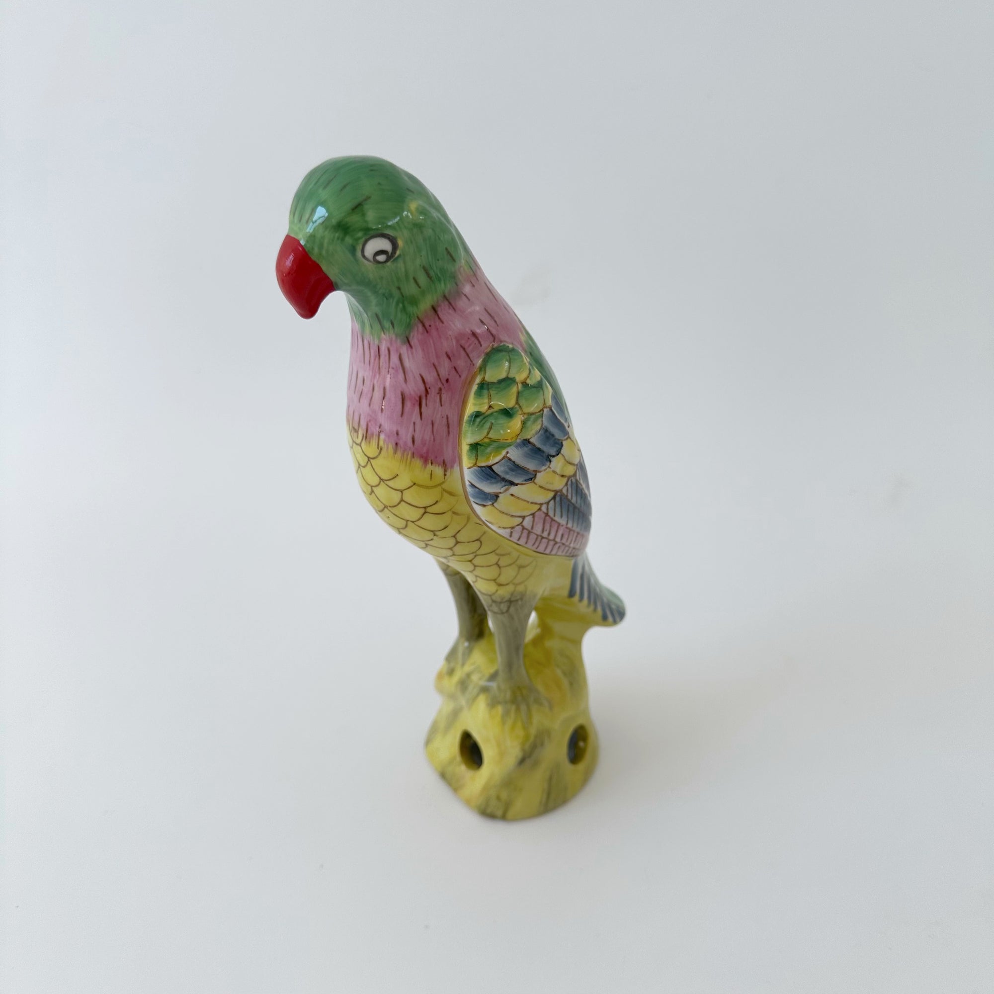 PASCAL PARROT CERAMIC SCULPTURE