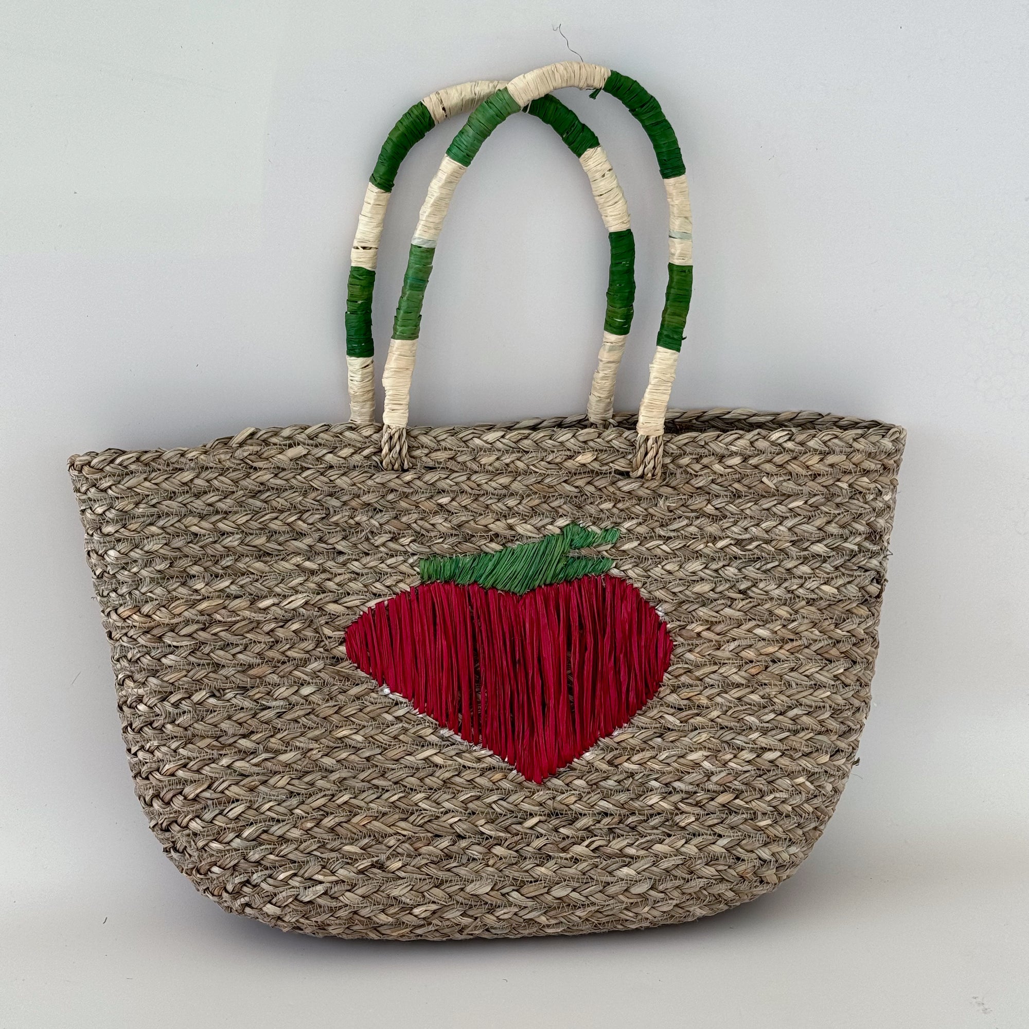 STRAWBERRY SEAGRASS TOTE BAG