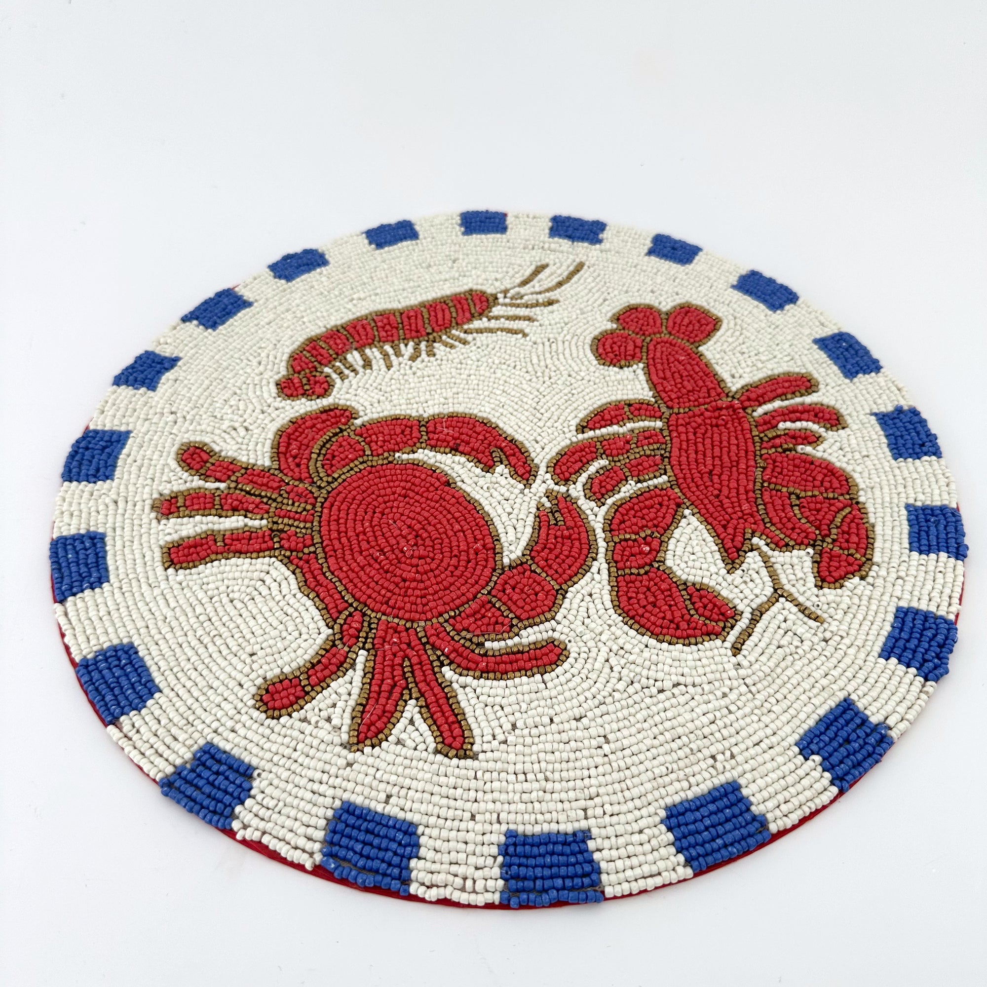 CRUSTACEAN BEADED PLACEMAT