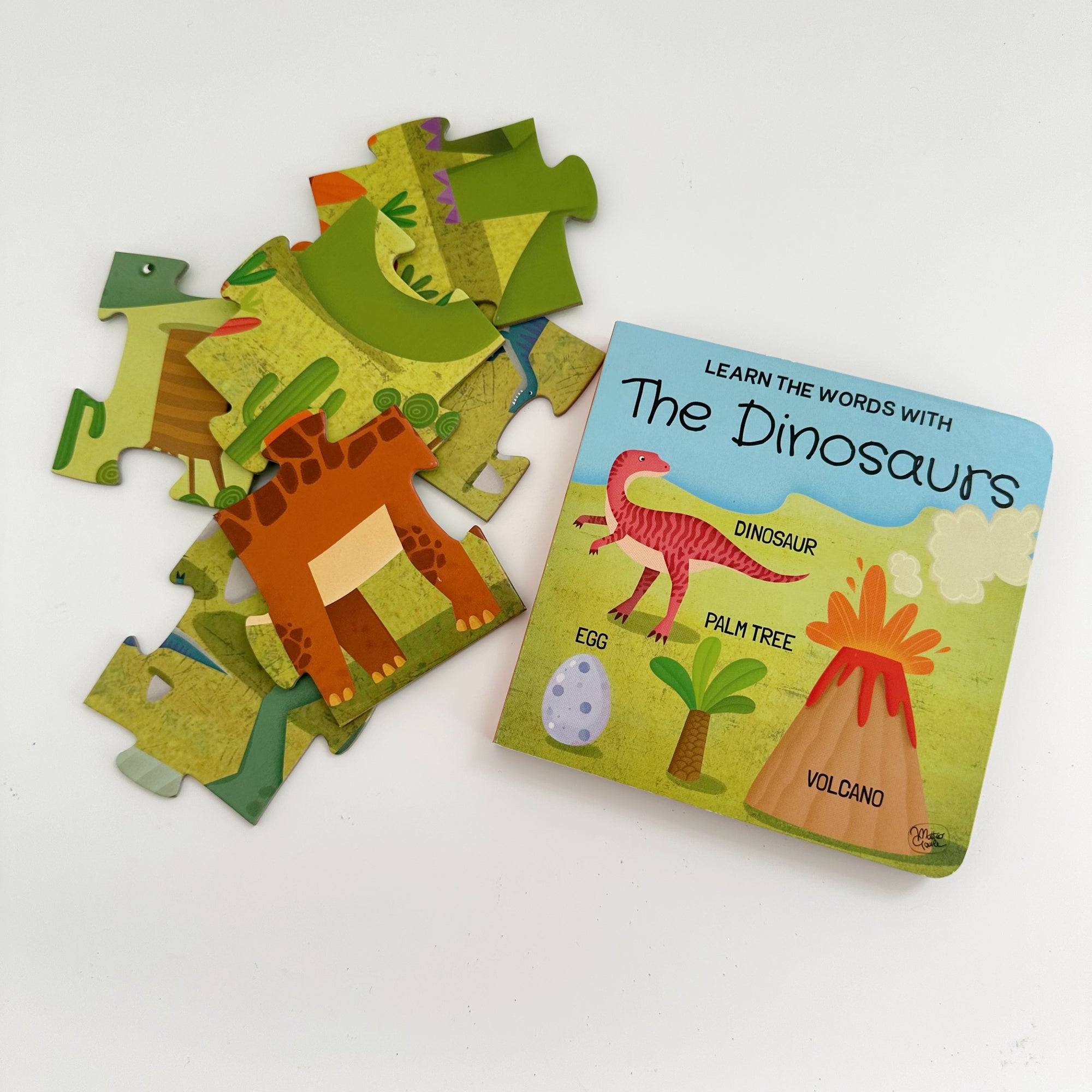 SASSI 3D PUZZLE AND BOOK SET: DINOSAURS