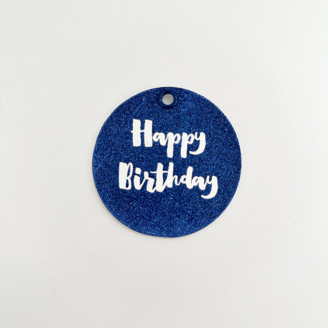 GLITTER GIFT TAG