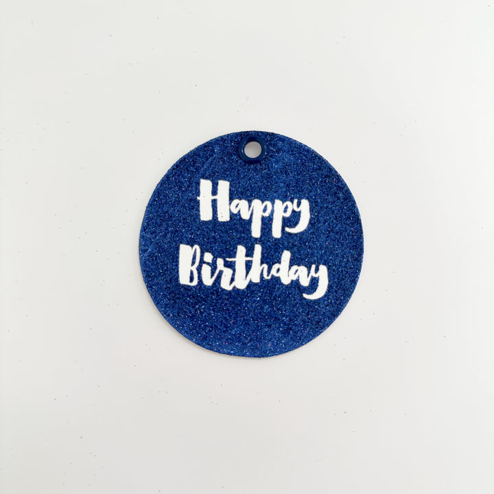 GLITTER GIFT TAG